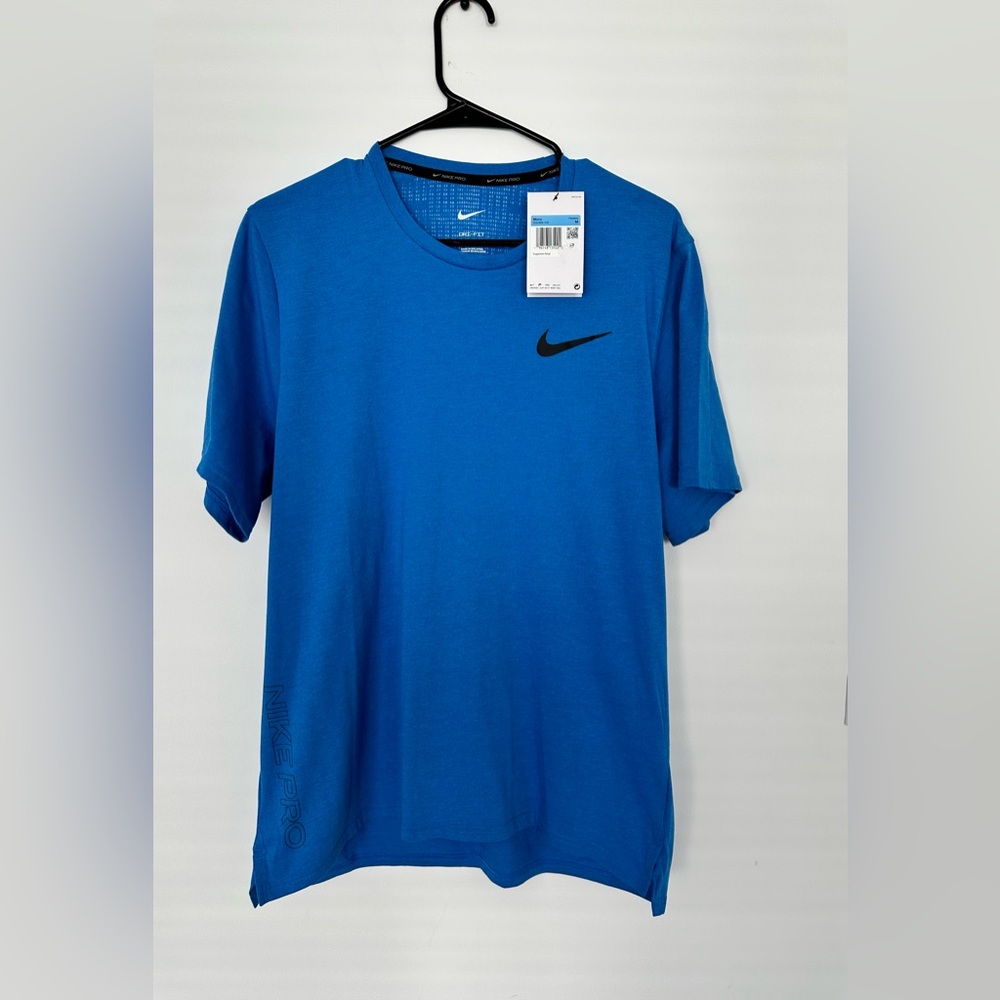 NWT Nike Pro Men's Blue Training T-Shirt